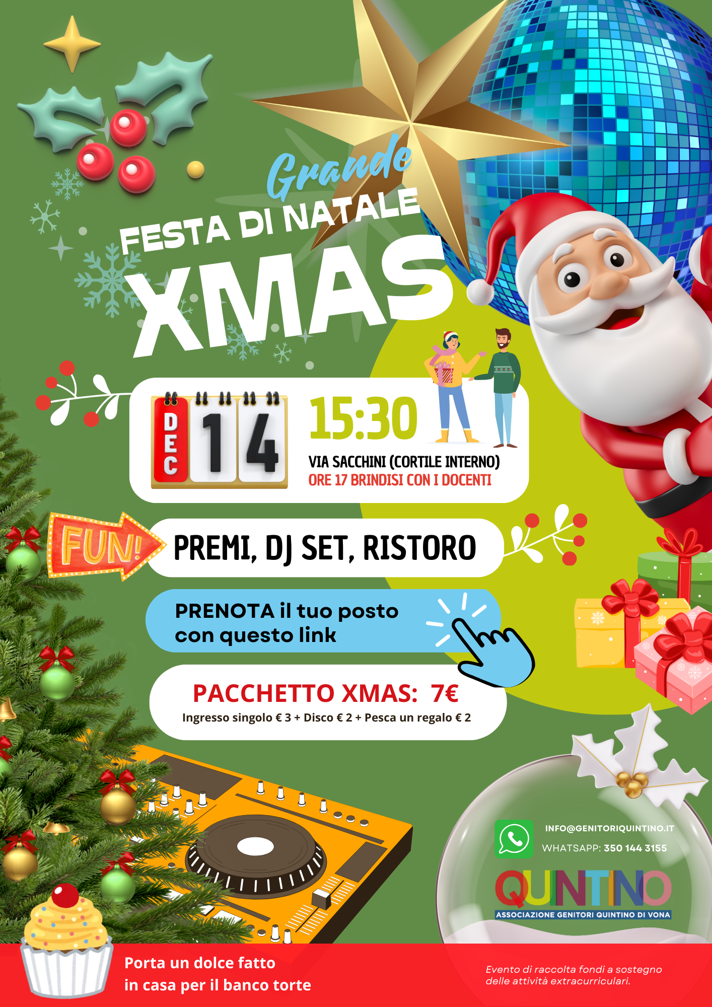 Babbo Natale Festa Quintino di Vona Milano
